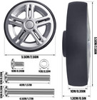 Luggage Suitcase Replacement Wheels Luggage Replacement Wheels Wear-resistant Mu