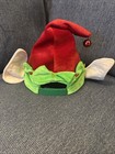 Dan Dee Animated Christmas Elf Hat Singing Dancing Light Up Plush Ears Holiday C