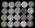 Twenty  20  Peace Dollars  1922-27  90  Silver  Lot C59-1