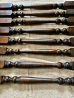 Lot Of 8 Vtg Turned Wood Staircase Spindles Railing Balusters 36   salvage