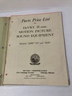 1946 Proposal On Devry Motion Picture Sound Equipment  Price List  Ad   s  Catalog