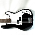 2000 Squier By Fender Black 4 String P-bass Indonesia   wmp014139 
