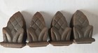 Lot Of 4 Beehive Design Cast Iron Finials Capitals 2 1 4  High