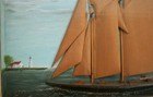Antique Ship Model Diorama