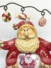 Santa Claus With Candies Christmas Photo Frame Holds 2x2 Photo New