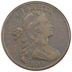 1804 S-266 Draped Bust Large Cent 1c Pcgs Vf Detail Repaired Strong Detail