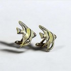 Vintage Swank 1955 Angelfish Cufflinks Designer s Collection