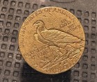 1910 Us  5 Gold Indian Head Half Eagle Coin  Au  Uncirculated
