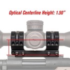 34mm Tube Sp-4002 Solid 0mil 0moa Scope Mount 38mm 1 5inch Height With Surfaces