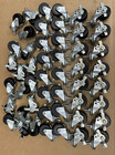 3  Rubber Casters Heavy Duty Safety Brake Wheels Wire Shelving Rack Usa    48 Pcs