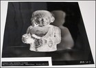 1975 Beniamino Bufano Chinese Girl Holding Flower Sculpture Photo Negative Rare