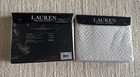 New  270 Set Of 2 Cream Ralph Lauren Kaia Matelass   King Shams  20  X 36 