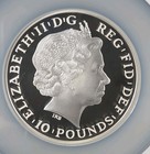 2013 Great Britain 10 Pound Britannia 1st Releases Ngc Pf69 Ultra Cameo 5oz Asw