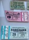 9 Rock Concert Ticket Stubs From 1980-1982  van Halen  Styx     north Carolina 