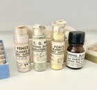 Vintage Lot Of 32 China Paint Powder Vials Fry   s Campana Art Several Colors