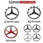 Abs 3d Badge For Mercedes Benz Car Steering Wheel Center Emblem Caps