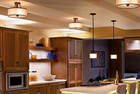 Lacey 15  Semi Flush Mount Ceiling Light In Antique Pewter  Modern Ceiling Light