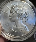 2017-d Us American Liberty Silver Medal Coin 1oz   999 Only 50k From Le Mint Set