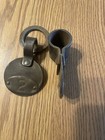 2 Vintage Rare Ear Tags Cow Farm Cattle Double Sided 2 71 Brass Tags Riveted