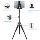 Adjustable Tripod Stand Holder Bracket For Ipad 1 2 3 7 -11  Tablet Floor Mount