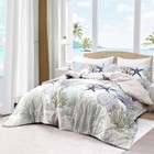 Tritard Coastal Comforter Set King Size 3 Piece  Soft Beach Themed Comforter    