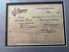 William Boyd Hopalong Cassidy Signed 1930    the Masquers    Membership Application