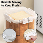 Bread Box With Airtight Lid  Bread Storage Container  Bread Loaf Storage Dispens
