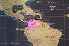 Scratch Off World Map Poster Travel Map Geography Map With Flags For Travelers