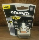 Master Lock 4-dial Combination 2 5  W  Padlock 174ssd Resettable Stainless Steel
