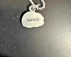 Chubby Chico Charms Guinea Pig Sleeping Silver Pendant Rope 18  Necklace Lobster