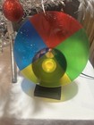 Vintage  Evergleam 4 Ft Pom Pom Aluminum Christmas Tree W new Color Wheel 