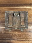 Yugoslavian Military Leather Double Ammo Pouch For M48 Mauser  - Rough Condition