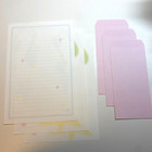 Cute Stationery Kawaii Paper And Envelopes Set Lined Writing Paper  3set