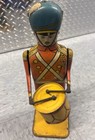 Vintage 1930 s Wolverine  27 Drum Major Tin Litho Wind Up Toy 