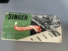Vtg Singer Featherweight Buttonholer Button Holer