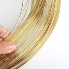 Brass Round Wire  bare  Uncoated Bare Brass Round Soft Wire Diameter 0 3mm-5mm