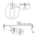 12ft Hanging Lantern Socket Holder Cord With On off Switch E27 Standard Socket