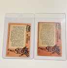 1966 Topps Batman  black Bat  2 Card Lot bundle Batman  1 And Robin  2