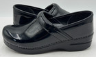 Dansko Professional Womens Clogs 8 5-9 Black Patent Leather Comfort Shoes