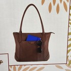 Lodis Siera Brown Pebbled Leather Tote Handbag Purse - Brand New In Original Box