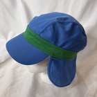 Hanna Andersson Sunhat Protection Blue Green Kids Med 4-6 Years