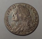 Great Britain 1758 Shilling  George Ii Silver Au Toned Beautiful