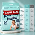 Rascal s Sensitive Baby Wipes 216 Count Pack Of 3 Alcohol Free With Stuffed Toy