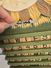 Vintage Rooster Wooden Perpetual Wall Calendar 17  Tall Country Farmhouse Read