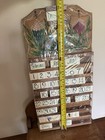 Vintage Wood Perpetual Calendar Birdhouse Floral 80-90s Granny Core Cottage 