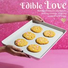  3 Piece Bakeware Set  Nonstick  Dishwasher Safe  Heavy Duty Carbon Steel  Pink