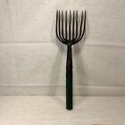 Antique Fish Eel Gig Tool Fishing Hand Forged Gaff Barbed Spear 9-tine Display