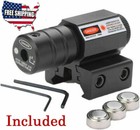 2pcs Red Laser Beam Dot Sight Scope Tactical Hunting For Rifle Gun Picatinny Usa