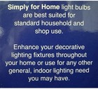 2 Boxes 60w Frosted Simply Home Decorative Light Bulbs Universal Fit