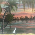 Florida Highwaymen Style Oil On Panel Byvr Philips Painting